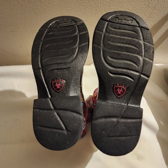 Ariat Youth Tombstone Skull Embroidered Cowboy Western boots Sz.12 (Little Kids) - Picture 3 of 11